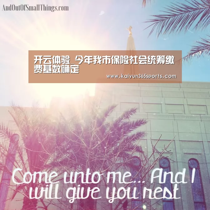 开云体验_今年我市保险社会统筹缴费基数确定(图1) 开云体育