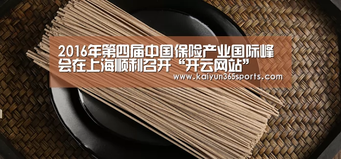 2016年第四届中国保险产业国际峰会在上海顺利召开“开云网站”(图4) 开云网站